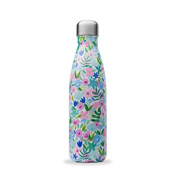 Flora Blue Insulated Stainless Steel Bottle, 6 of 6