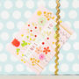 Mini Floral Thinking Of You Card, thumbnail 3 of 4