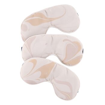 Parchment Marbled Silk Eye Mask, 4 of 4