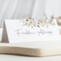Wedding Place Cards Wild Flowers, thumbnail 1 of 4