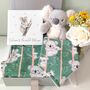 Koala New Baby Gift Hamper With Handmade Outfit, thumbnail 1 of 11