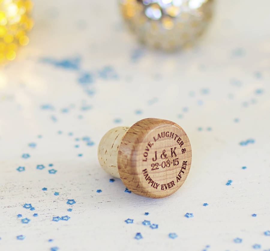 Personalised Natural Wine Bottle Stopper, 1 of 6
