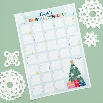 Personalised Christmas Memories Advent Calendar, 2 of 3