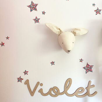Liberty Fabric Star Wall Stickers, 2 of 7
