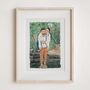Personalised Couple Portrait – Hand Drawn Watercolour Lgbtq Gift, thumbnail 9 of 11