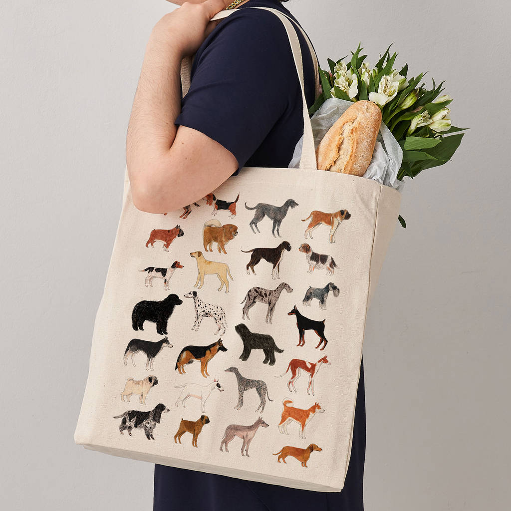 Dogs Canvas Tote Bag By James Barker