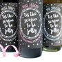 Personalised Jolly Teacher Wine Labels, thumbnail 2 of 3