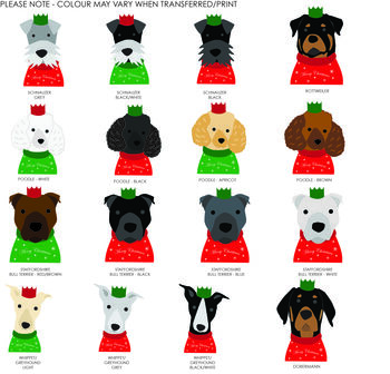 Personalised Dogs In Christmas Jumpers Wrapping Paper, 7 of 10