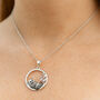 Personalised Sterling Silver Panda Necklace, thumbnail 2 of 9