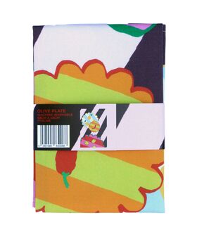 Olive Kitchen Print Tea Towel, 5 of 5