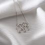 'Lucky Wisdom' Geometric Elephant Necklace, thumbnail 7 of 9