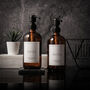 Amber Glass Kitchen Soap Dispenser Set Of Two, thumbnail 1 of 7