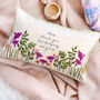 Personalised Handmade Wool Felt Floral Cushion, thumbnail 1 of 5