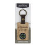 Great Plains 'Adventure Awaits' Oak Compass Keyring, thumbnail 2 of 2