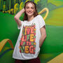 Live Life On The Veg Women's Slogan T Shirt, thumbnail 1 of 6