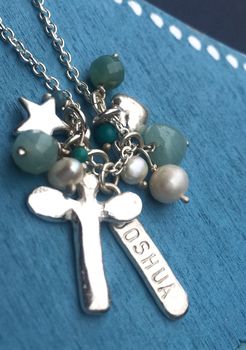 Personalised Angel Dedication Necklace, 5 of 6