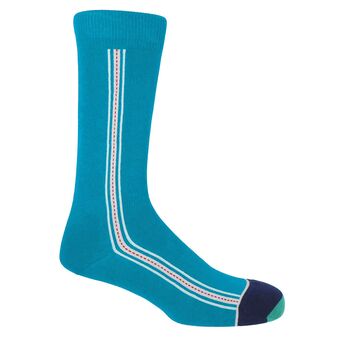 Customised Blue Luxury Men's Socks Three Pair Gift, 6 of 6