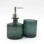 Recycled Glass Bathroom Set | Six Jewel Colours, thumbnail 3 of 12