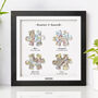 Personalised Linen Anniversary Gift 3D Jigsaw Map Special Occasions Print, thumbnail 8 of 12
