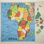Countries Of Africa Wooden Jigsaw Puzzle, thumbnail 1 of 5
