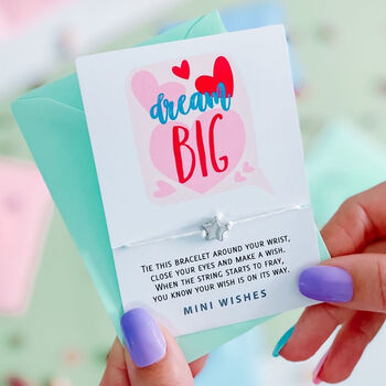 Stay Positive Little Wishes Bracelet And Card, 12 of 12