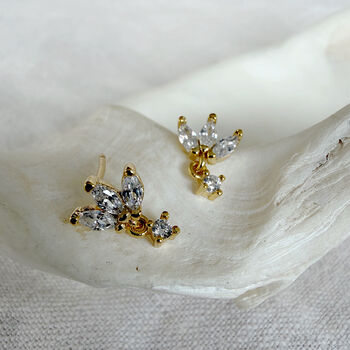 Sparkly Drop Studs, 2 of 6