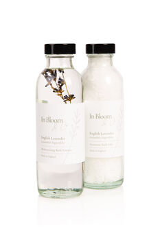English Lavender Bath Duo Essence And Salts Gift Set, 4 of 4
