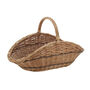 Anthien Buff Wicker Log Basket, thumbnail 2 of 6