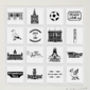 Liverpool Personalised Illustrated Wall Art Large, thumbnail 5 of 8