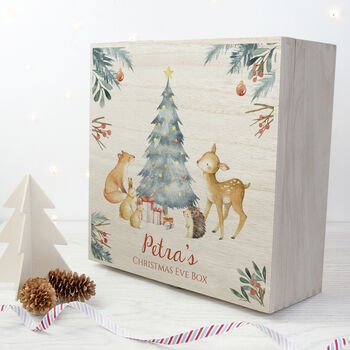 Personalised Little Forest Friends Christmas Eve Box, 3 of 6