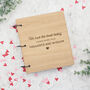 Personalised Wedding Day Guest Book Wooden, thumbnail 3 of 10