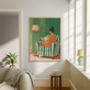 Female Book Portrait Art Print, thumbnail 4 of 4