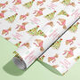 Rabbit Personalised Christmas Wrapping Paper, thumbnail 2 of 6