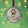 Personalised Dog Christmas Decoration, thumbnail 1 of 3
