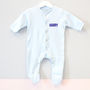 Personalised 'Page Boy' Baby Romper, thumbnail 4 of 5