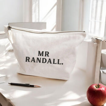 Personalised Teacher Canvas Pouch, 6 of 7