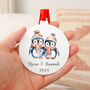 Personalised Penguin Christmas Tree Decoration, thumbnail 4 of 8