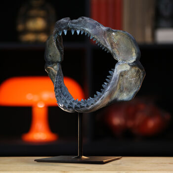 Megalodon Shark Jaw Hand Painted 3D Model Replica Gifts For Him, 2 of 6
