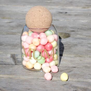 Personalised Cork Ball Jar For Her, 4 of 6