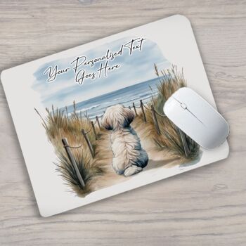 Personalised Maltese Dog Beach Walk Collection, 8 of 8