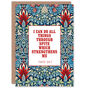 Joke All Things Through Spite Funny Birthday Card, thumbnail 1 of 4