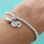 Personalised 40th Birthday Bracelet With Heart, thumbnail 3 of 5