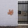 Metal Bee Rusted Bees Wall Art Rust Patina Home Decor, thumbnail 7 of 10