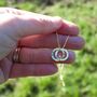 Mother's Day Personalised Silver Ring Necklaces, thumbnail 4 of 10