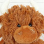 Scottish Highland Brown Cow Bag And Hand Puppet, Boxed, thumbnail 6 of 8