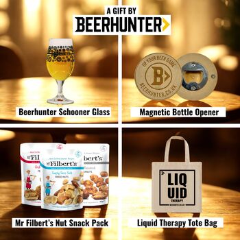 Ipa Craft Beer Two Can Gift Set With Glass And Snack, 4 of 5