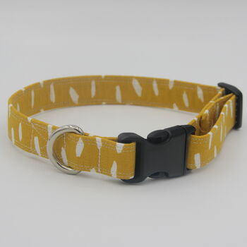 Yellow Smudges Dog Collar, 2 of 6