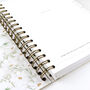 Wedding Planner Book Ring Bound Floral Planner, thumbnail 10 of 12