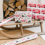 Personalised Christmas London Scene Wrapping Paper, thumbnail 1 of 3