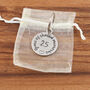 25th Silver Anniversary Gift Memories Pewter Keyring, thumbnail 5 of 7